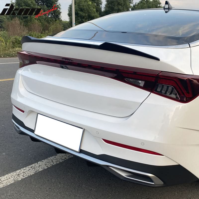 2021-2023 Kia K5 V Style Rear Trunk Spoiler Wing Lip ABS