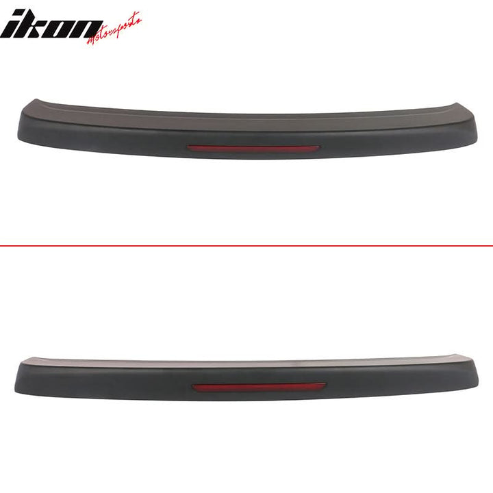 2012-2019 Nissan Versa 4 Door Matte Black Rear Spoiler Wing ABS