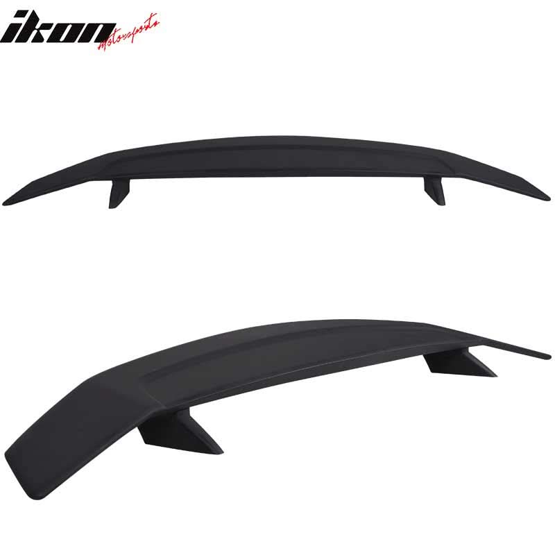 2016-2020 Honda Civic Coupe IKON Style Matte Black Rear Spoiler Wing