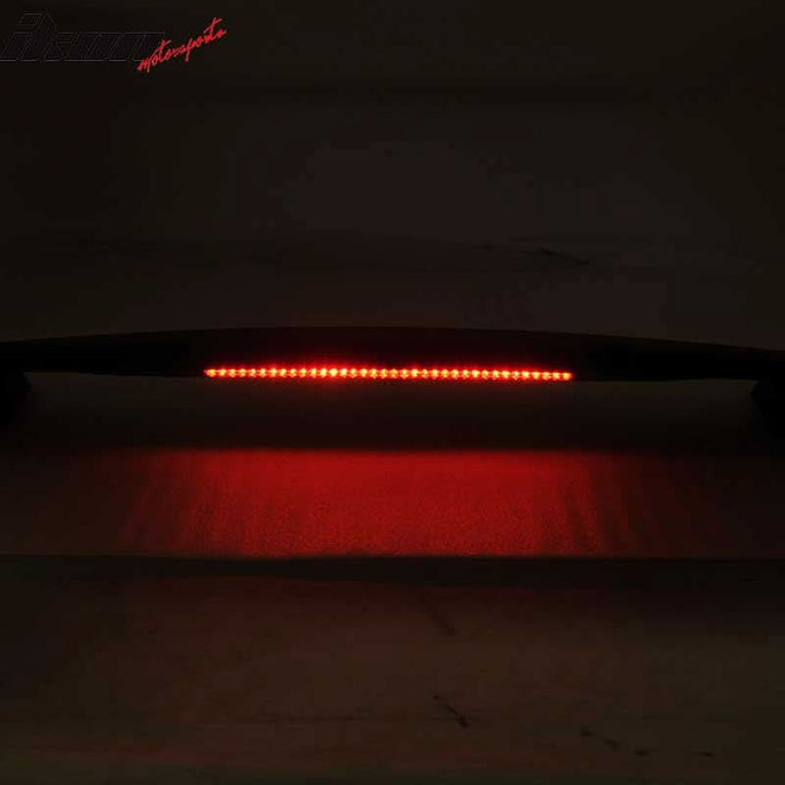 2016-2020 Honda Civic Coupe IKON Style Matte Black Rear Spoiler Wing