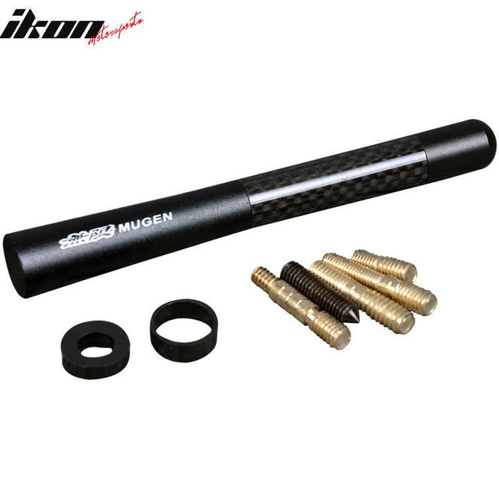Universal Honda Mugen Short 4.7 Inch Antenna Carbon Fiber