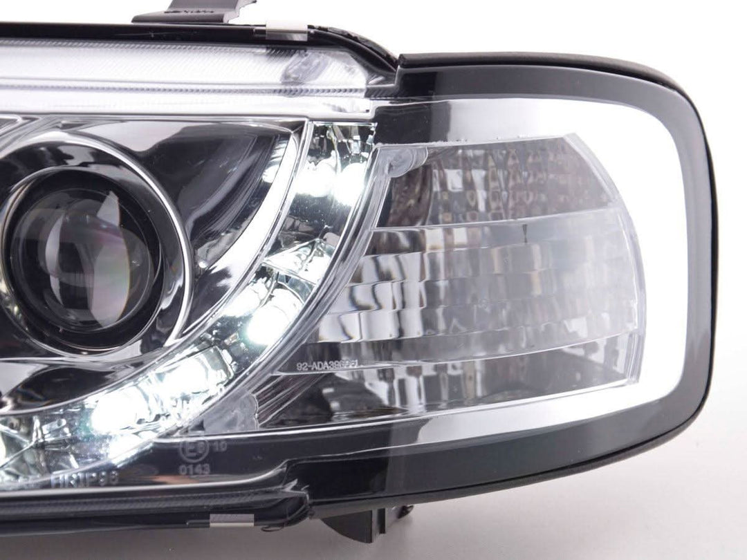 Audi A3 (8L) Chrome LED Headlights with Daytime Running Lights  (1996-2000)