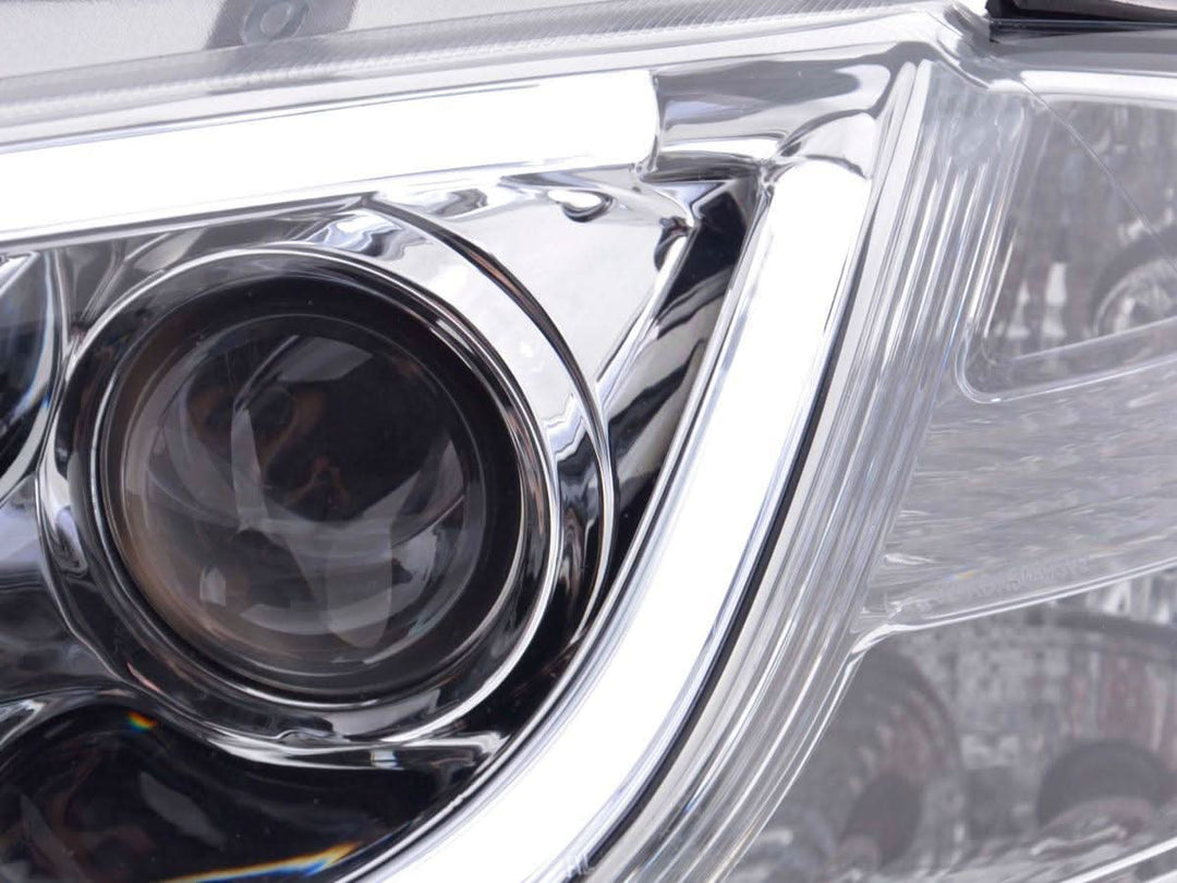 Audi A3 (8P 8PA) Chrome LED Headlights with Daytime Running Lights (2003-2008)