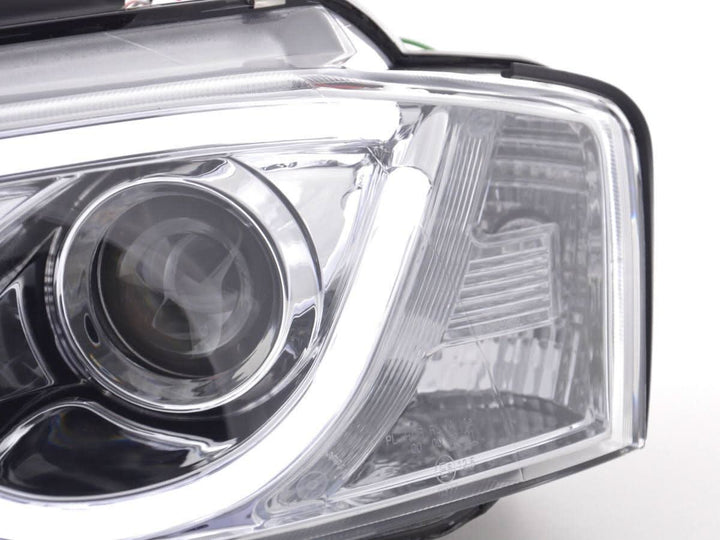Audi A3 (8P 8PA) Chrome LED Headlights with Daytime Running Lights (2008-2012)
