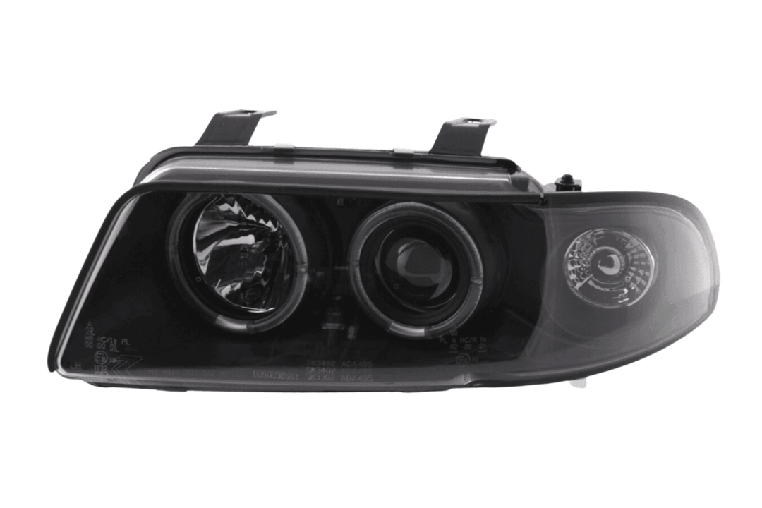 Audi A4 (B5 8D) Black Angel Eye Headlight Set (1995-1999)