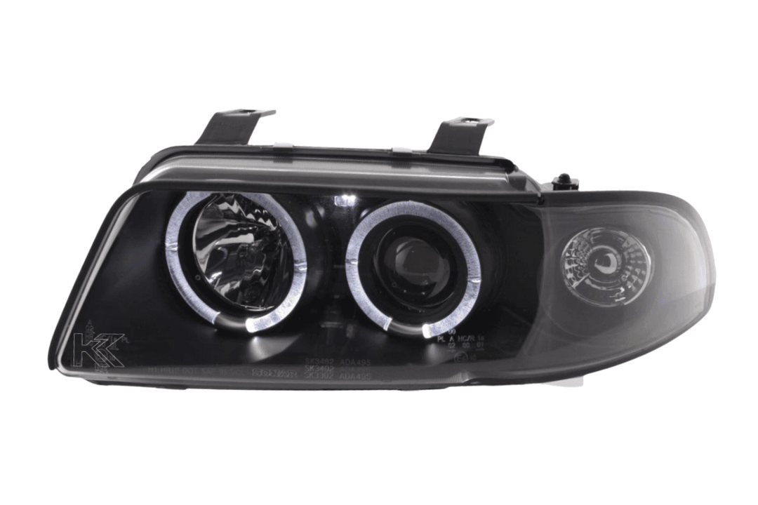 Audi A4 (B5 8D) Black Angel Eye Headlight Set (1995-1999)