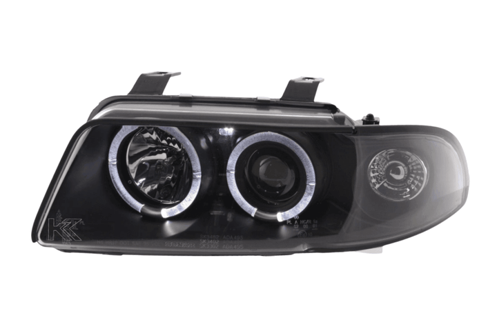 Audi A4 (B5 8D) Black Angel Eye Headlight Set (1995-1999)