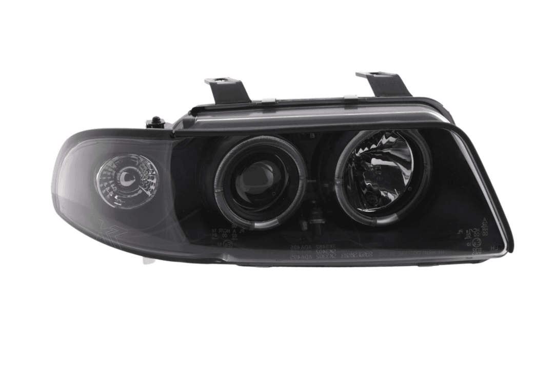 Audi A4 (B5 8D) Black Angel Eye Headlight Set (1995-1999)