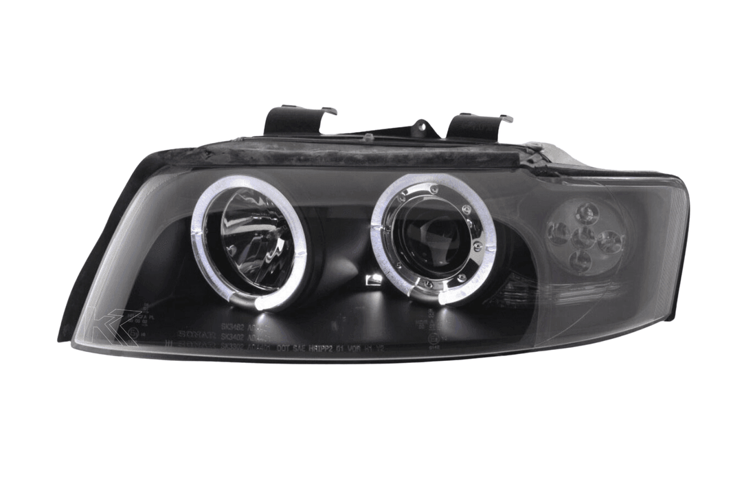 Audi A4 (B6 8E) Black Angel Eyes Headlight Set (2001-2004)