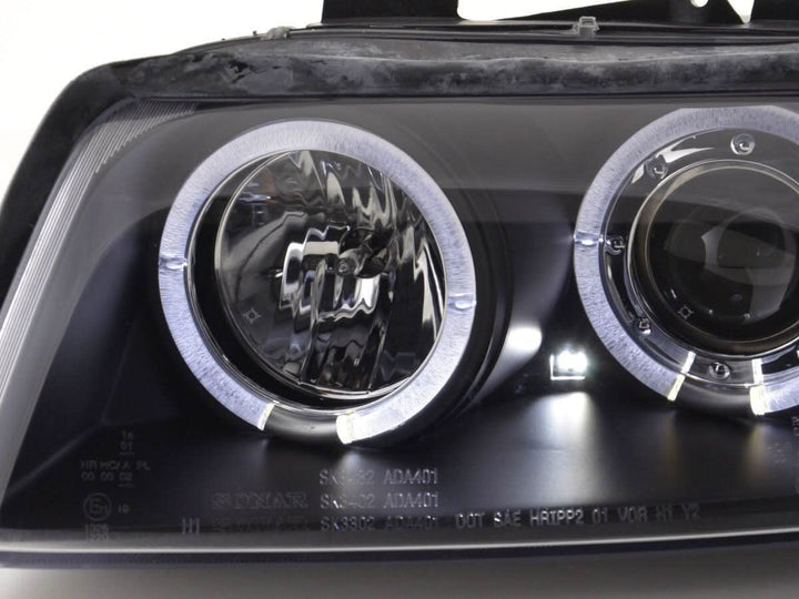 Audi A4 (B6 8E) Black Angel Eyes Headlight Set (2001-2004)