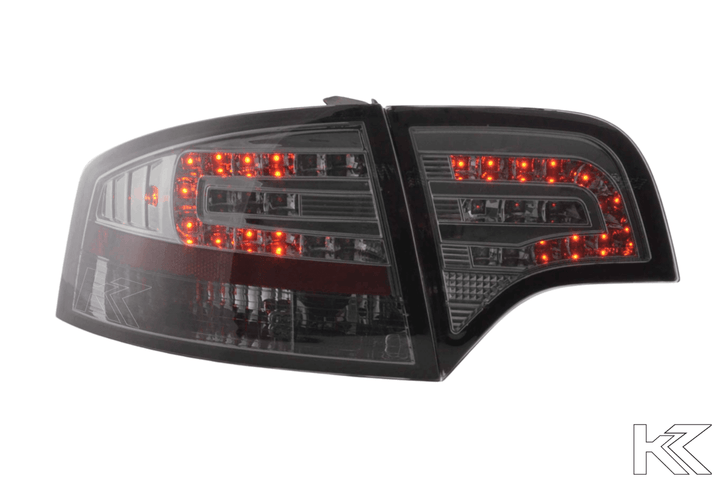 Audi A4 (B7/8E) Sedan Chrome Smoke LED Taillights Set (2004-2007)