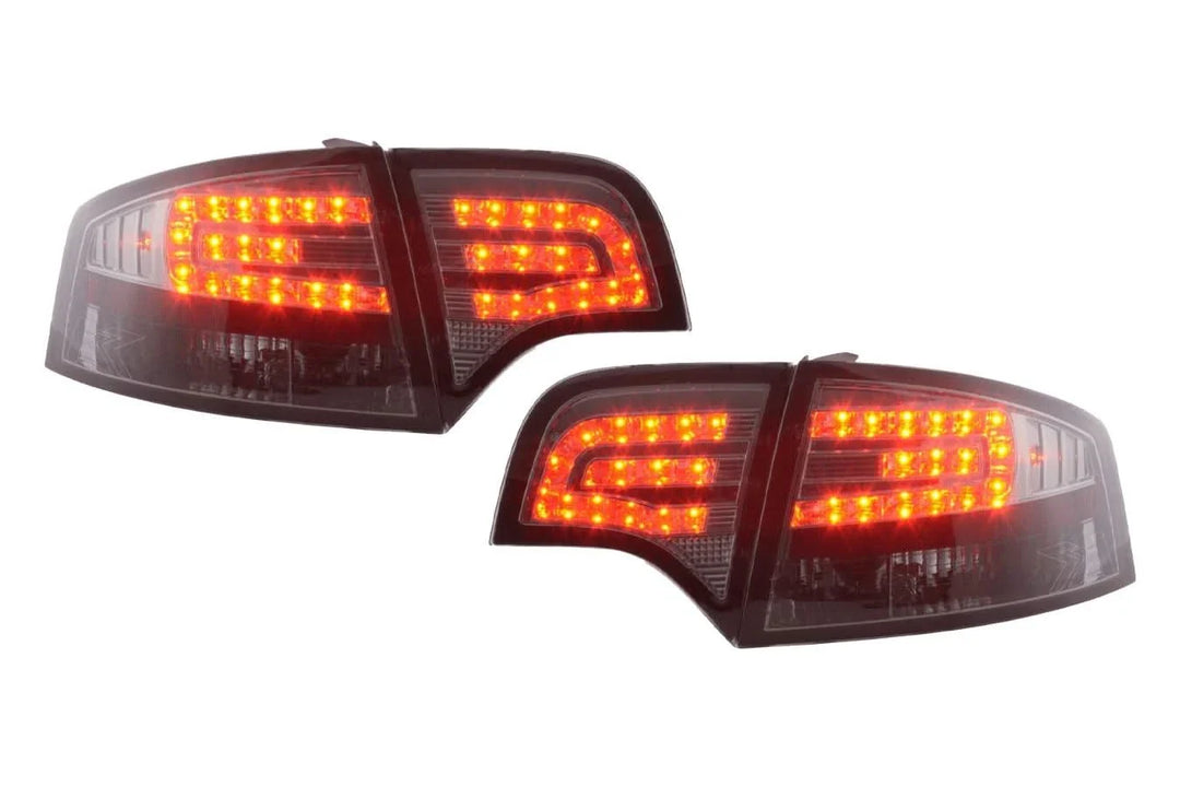 Audi A4 (B7/8E) Sedan Chrome Smoke LED Taillights Set (2004-2007)