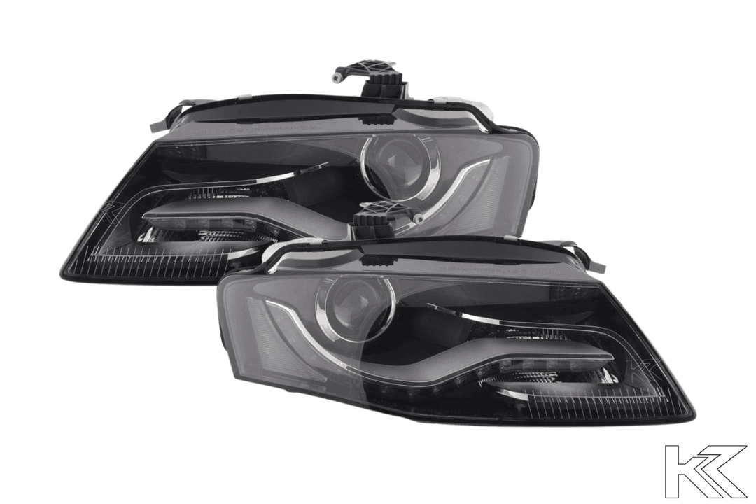 Audi A4 (B8/8K) OE+ Black Headlights - (2008-2011)