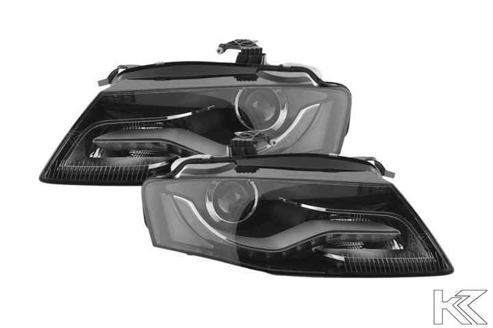 Audi A4 (B8/8K) OE+ Black Headlights - (2008-2011)