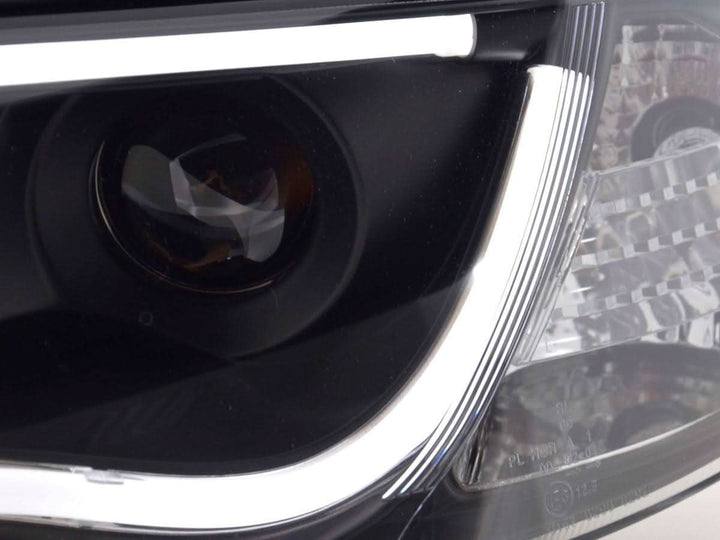 Audi A6 (C5 4B) Black LED Headlights with Daytime Running Lights (2001-2004)