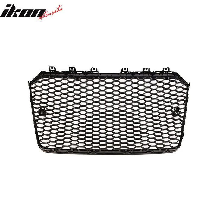 2013-2016 Audi A4 RS4 Black Front Sport Mesh Honeycomb Hood Grille
