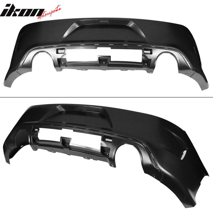 2015-2023 Dodge Charger Black Rear Diffuser Lip Smoke Brake Light PP