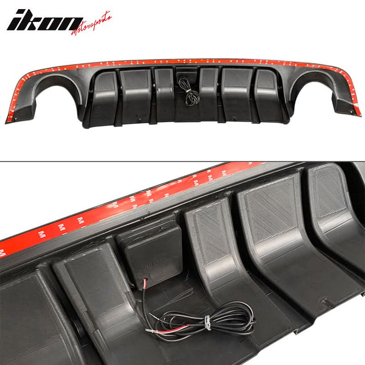 2018-2024 Infiniti Q50 LED Brake Light Rear Bumper Diffuser Lip PP