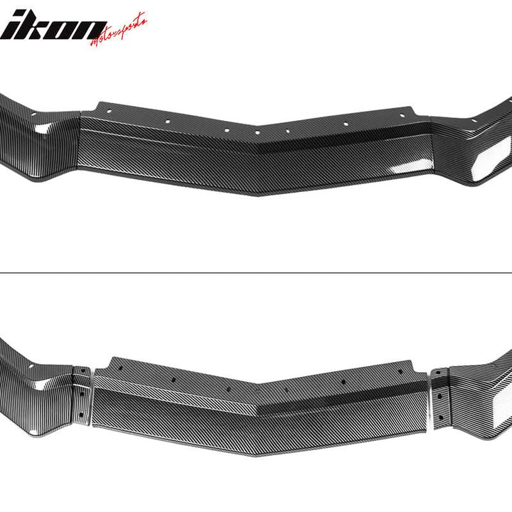 2020-2025 Chevy Corvette C8 IKON Style Front Bumper Lip 5PCS ABS