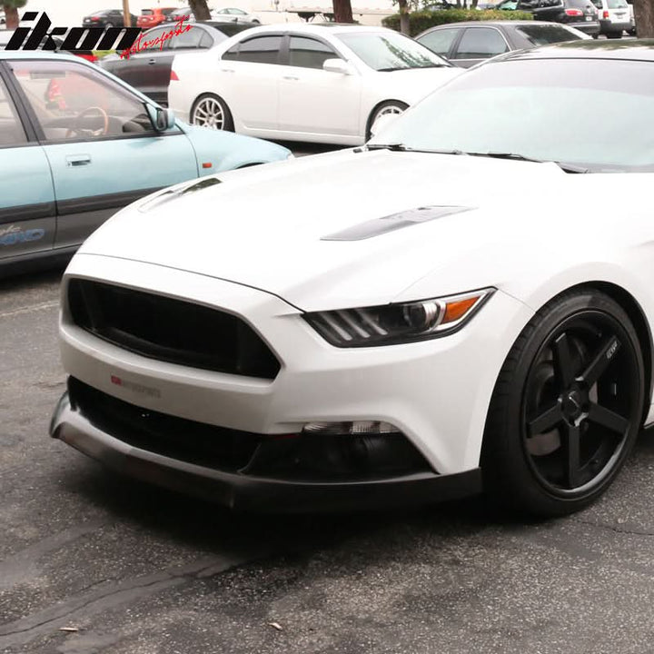 2015-2017 Ford Mustang Front Lip SplitterUnder Chin Spoiler PU