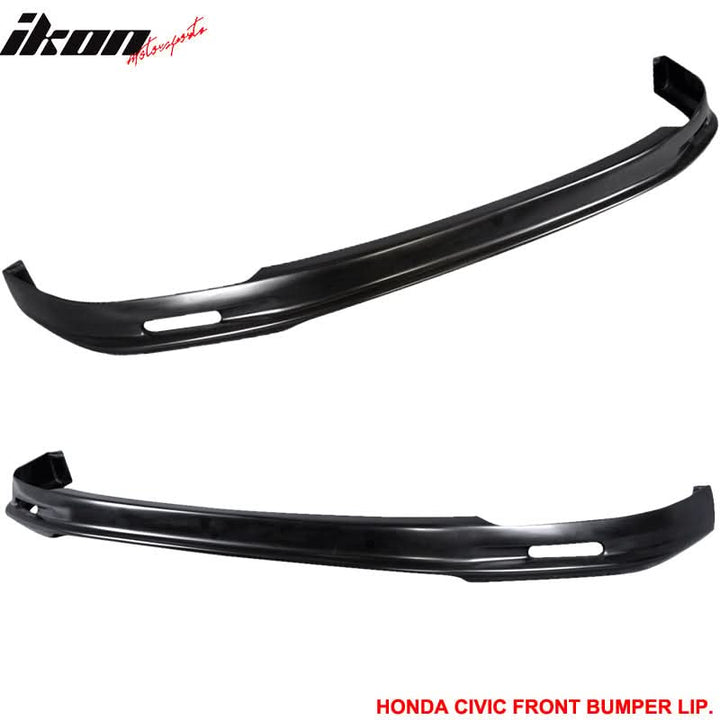 Fits 96-98 Honda Civic 3Dr Mugen Front + Rear Bumper Lip