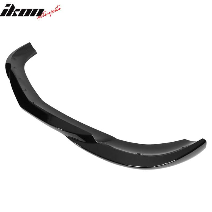 2012-2014 Benz W204 C Class GH Style Gloss Black Front Bumper Lip ABS
