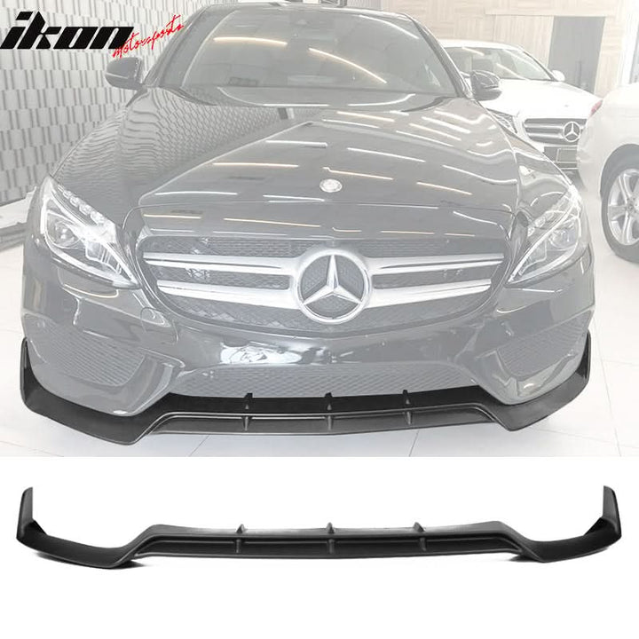 2015-2018 Benz W205 C-Class AMG B Front Lip PP