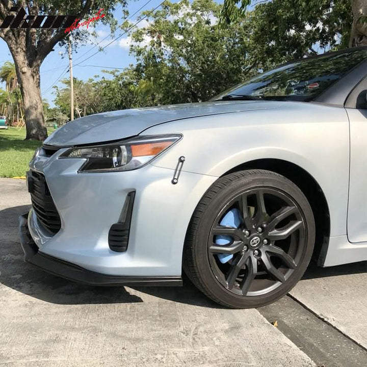 2014-2016 Scion tC V3 Style Front Bumper Lip Chin Spoiler Splitter PU