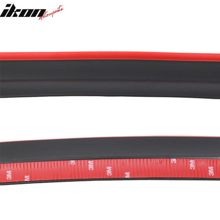 Universal Type 1 Black With Red Front Bumper Chin Lip Rubber Foam