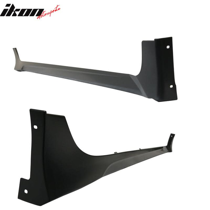 Fits 16-18 Honda Civic HF-P Front + Rear Bumper Lip + Side Skirts PP
