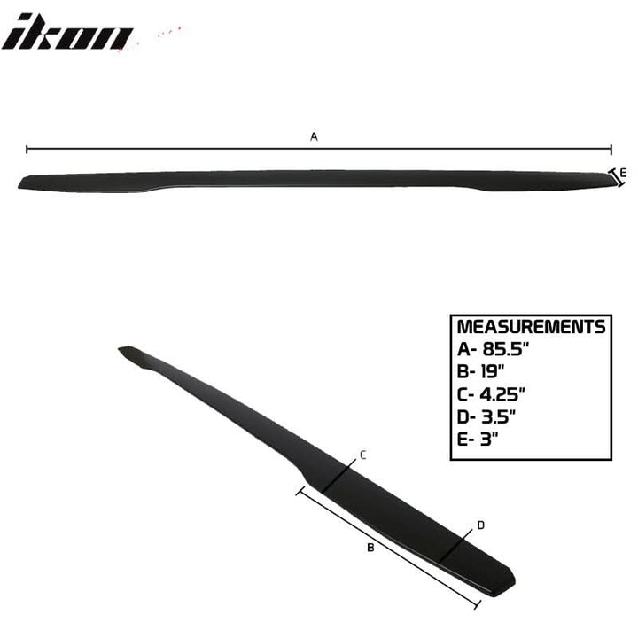 Universal 85.5 Inch IKON V3 Side Skirts Extension Pair PP
