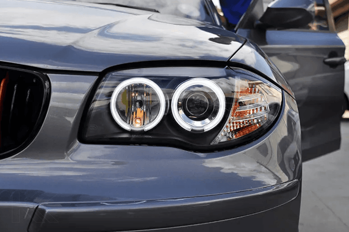 BMW 1 Series 120i 118i E87 Angel Eyes LED Headlights (2005-2011)