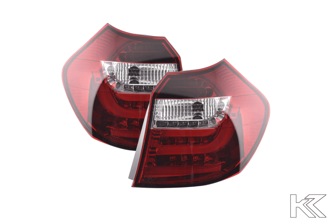 BMW 1-Series E81 3/5 Door Red LED Taillights Set (2007-2011)