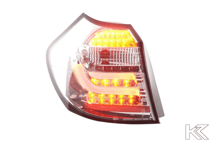 BMW 1-series E81 Coupe Chrome Clear LED Taillights Set (2007-2011)