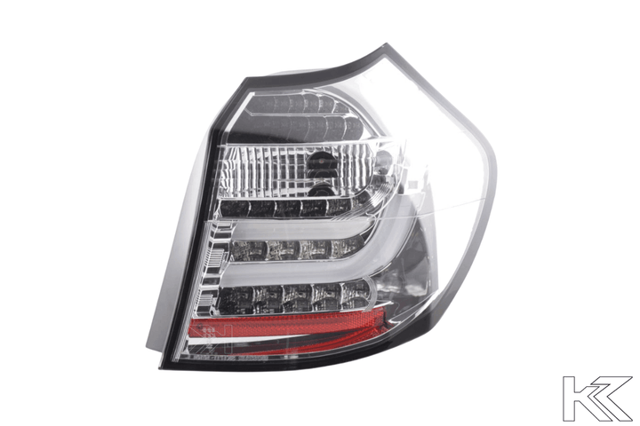 BMW 1-series E81 Coupe Chrome Clear LED Taillights Set (2007-2011)