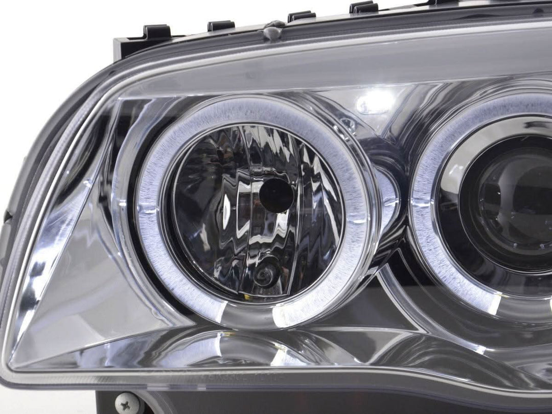 BMW 1-series E81 E82 E87 E88 Chrome Angel Eyes Headlight Set (2004 to 2011)