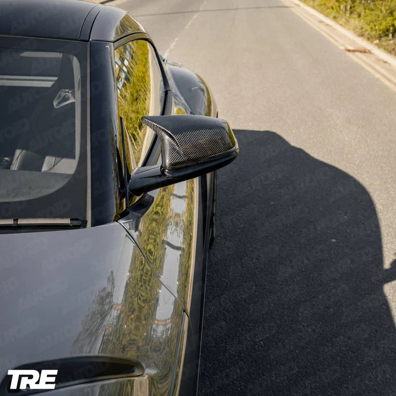 Toyota Supra (MK5) Pre-Preg Carbon Fibre M Style Mirror Covers by TRE (2019+)