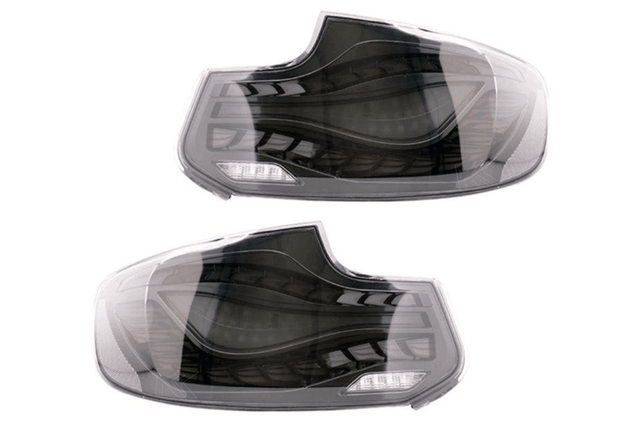 BMW 2-Series & M2 (F22 F23 F87) Red and Black Dragon Scale OLED Tail Lights