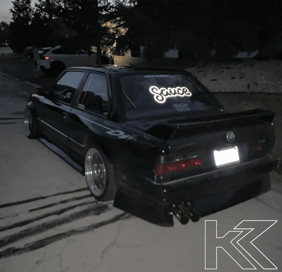BMW 3-Series E30 Red/ Smoked Tail Lights- Facelift (1988-1994)