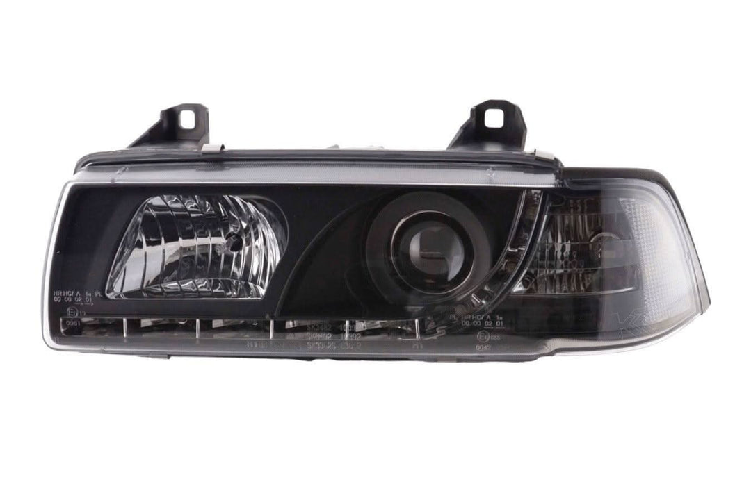 BMW 3-series E36 Coupe Black LED Headlights with Daytime Running Lights (1992-1999)