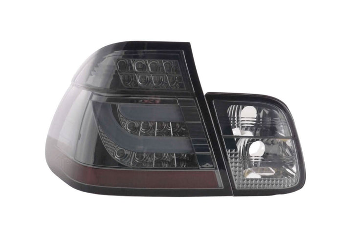 BMW 3-series E46 Sedan Chrome/Smoked LED LightBar Taillights Set- Facelift (2002-2005)