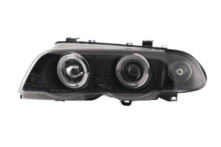 BMW 3-series E46 Sedan/Touring Black Angel Eyes Headlight Set (1998-2001)