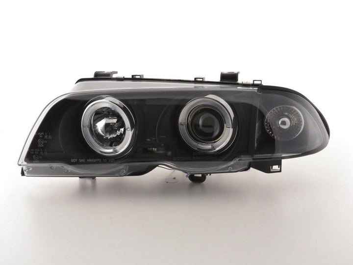 BMW 3-series E46 Sedan/Touring Black Angel Eyes Headlight Set (1998-2001)