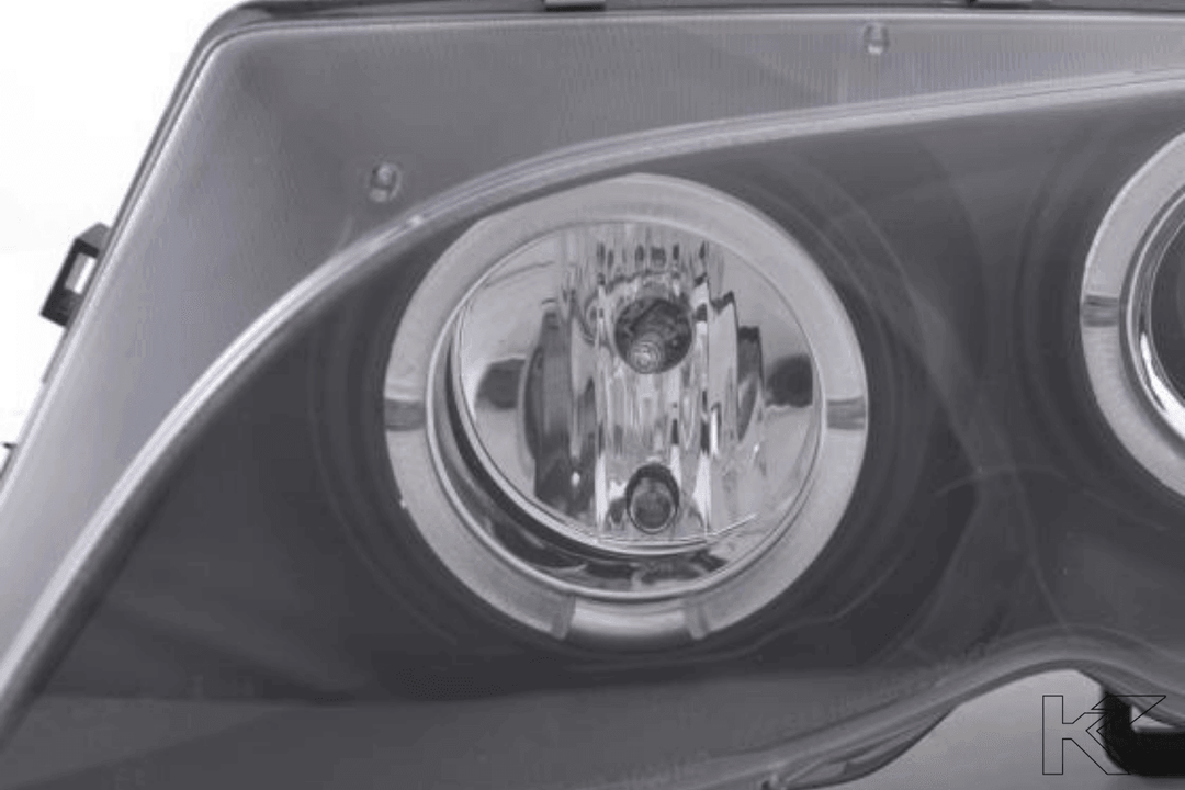 BMW 3-series E46 Sedan/Touring Black Angel Eyes Headlight Set (2002-2005)