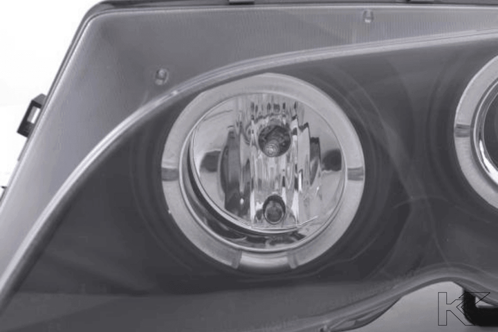 BMW 3-series E46 Sedan/Touring Black Angel Eyes Headlight Set (2002-2005)