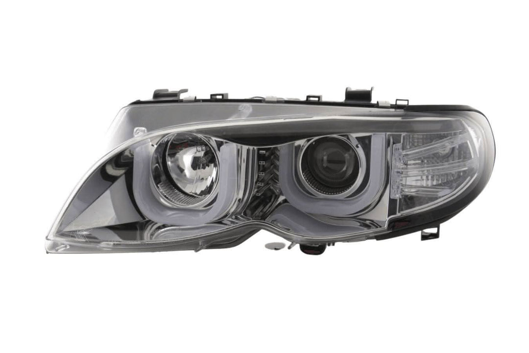 BMW 3-series E46 Sedan/Touring Chrome U Eye Headlights (2002-2005)