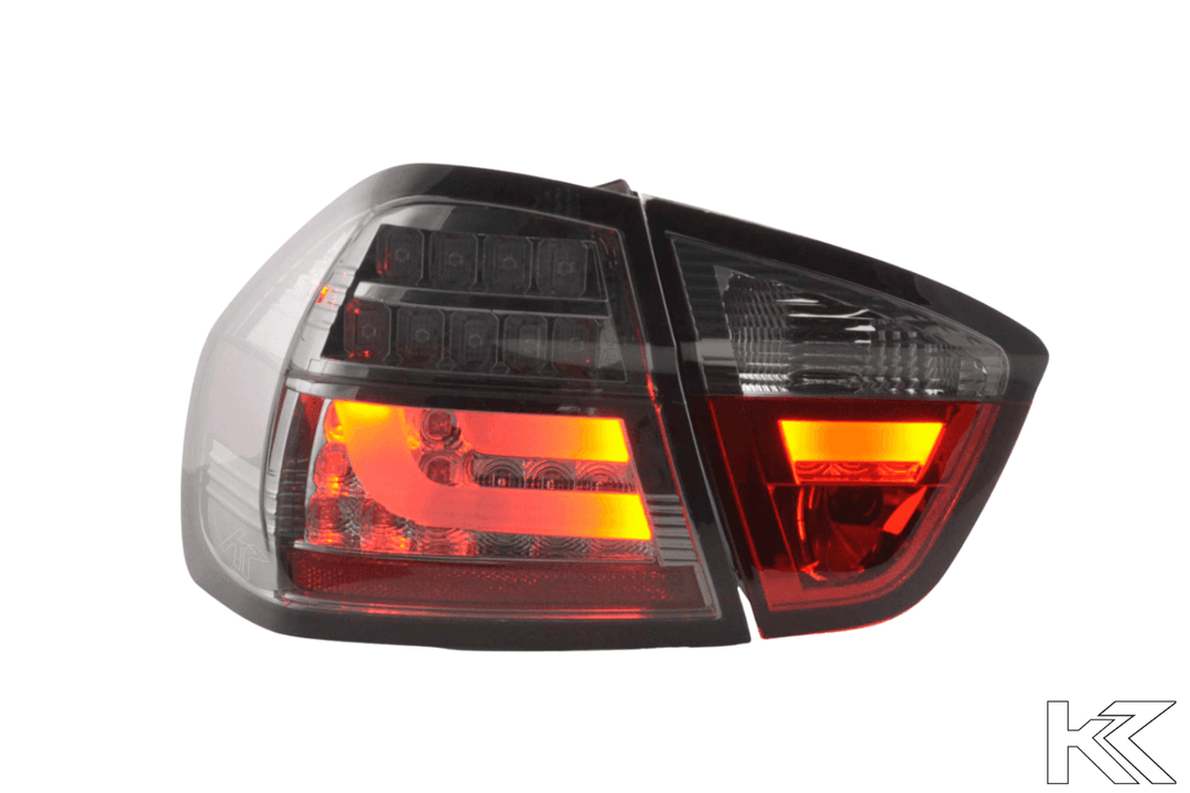 BMW 3-Series E90 Sedan Chrome/Smoked LED Bar Taillights(2005-2008)