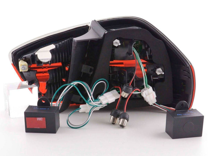 BMW 3-series E90 Sedan Red/Smoke Euro LED Taillights Set (2005-2008)