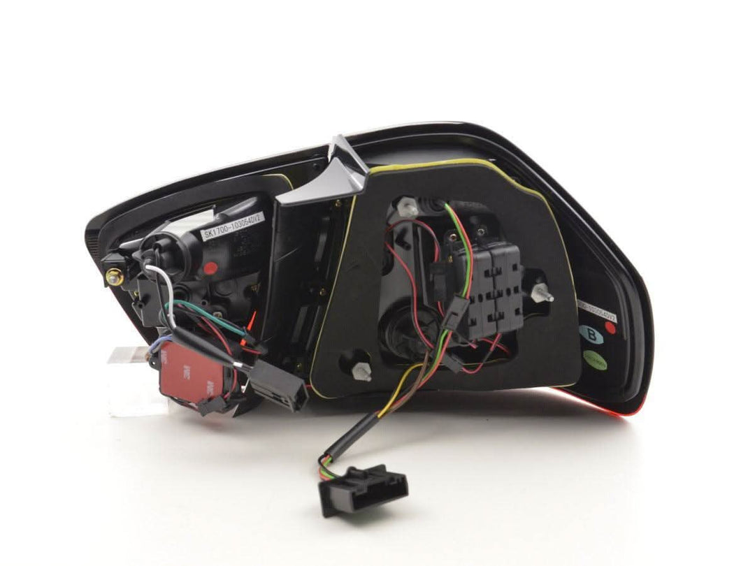 BMW 3-Series E90 Sedan Red/Smoked LED Bar Taillights (2005-2008)