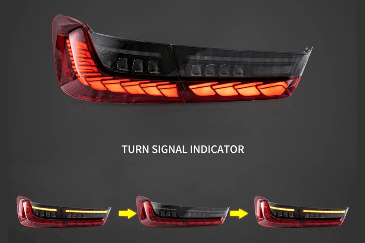BMW 3-Series G20/G28/G80 Dragon Scale Style Tail Lights (2019 - 2024)
